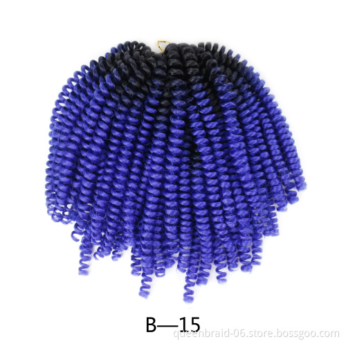 Smart Braid Ombre Color Hair Extension Braids Crochet Braiding Hair New Style Spring Twist Hair Synthetic